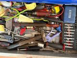 a box full of tools that are sitting on a table
