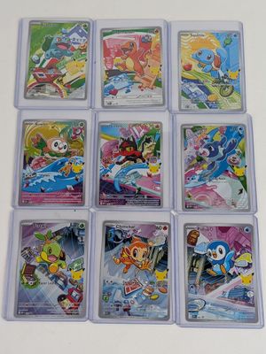 Lot de 9 cartes à collectionner Pokémon