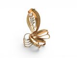 an image of a gold and diamond ring with a leaf design