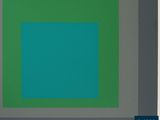 an image of a painting with a green square in the middle