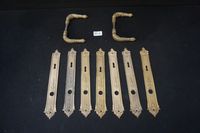 lot de ferrures de porte et de poignées en bronze