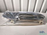 a skateboard that is wrapped in plastic on a table
