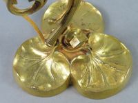 Petite lampe de bureau Art Nouveau, à réflecteur et bras ori… (photo 2)