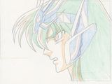 an image of a drawing of a woman with green hair